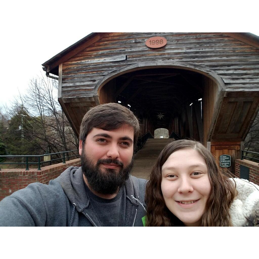 Our first trip together was to Winston Salem