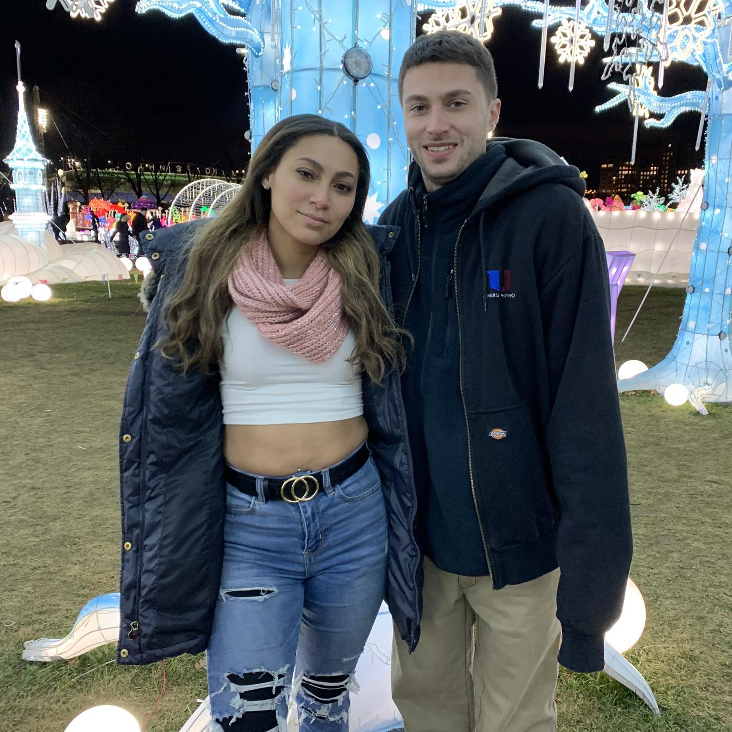 Our first photo together!