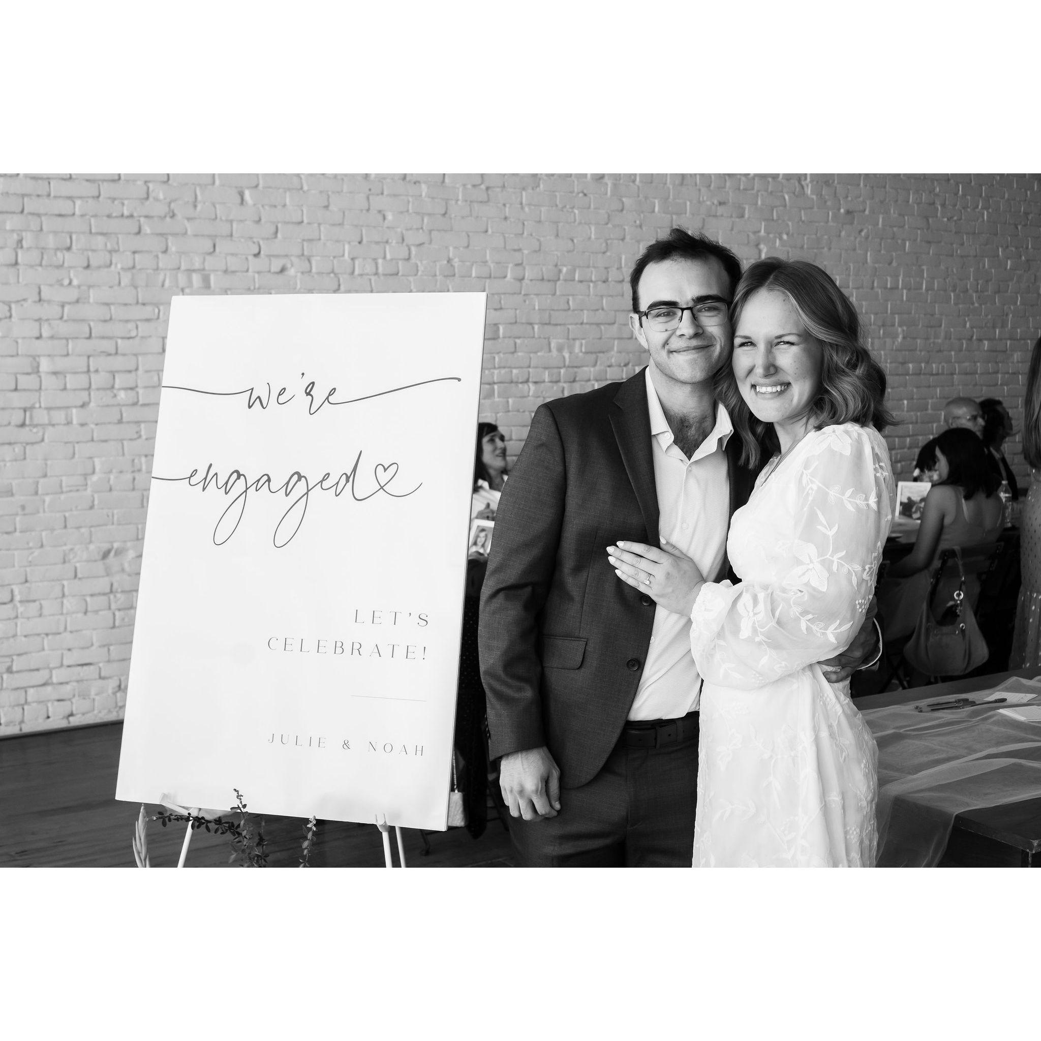 Our engagement party