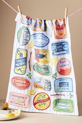 Tinned Fish Dish Towel