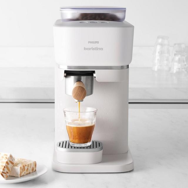 Philips Baristina Premium Espresso Machine, White