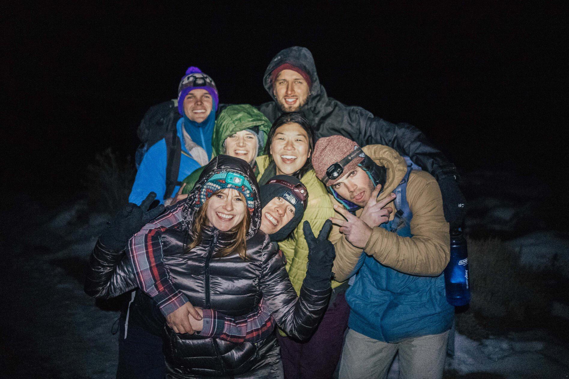 Hot springs with friends in Mammoth CA