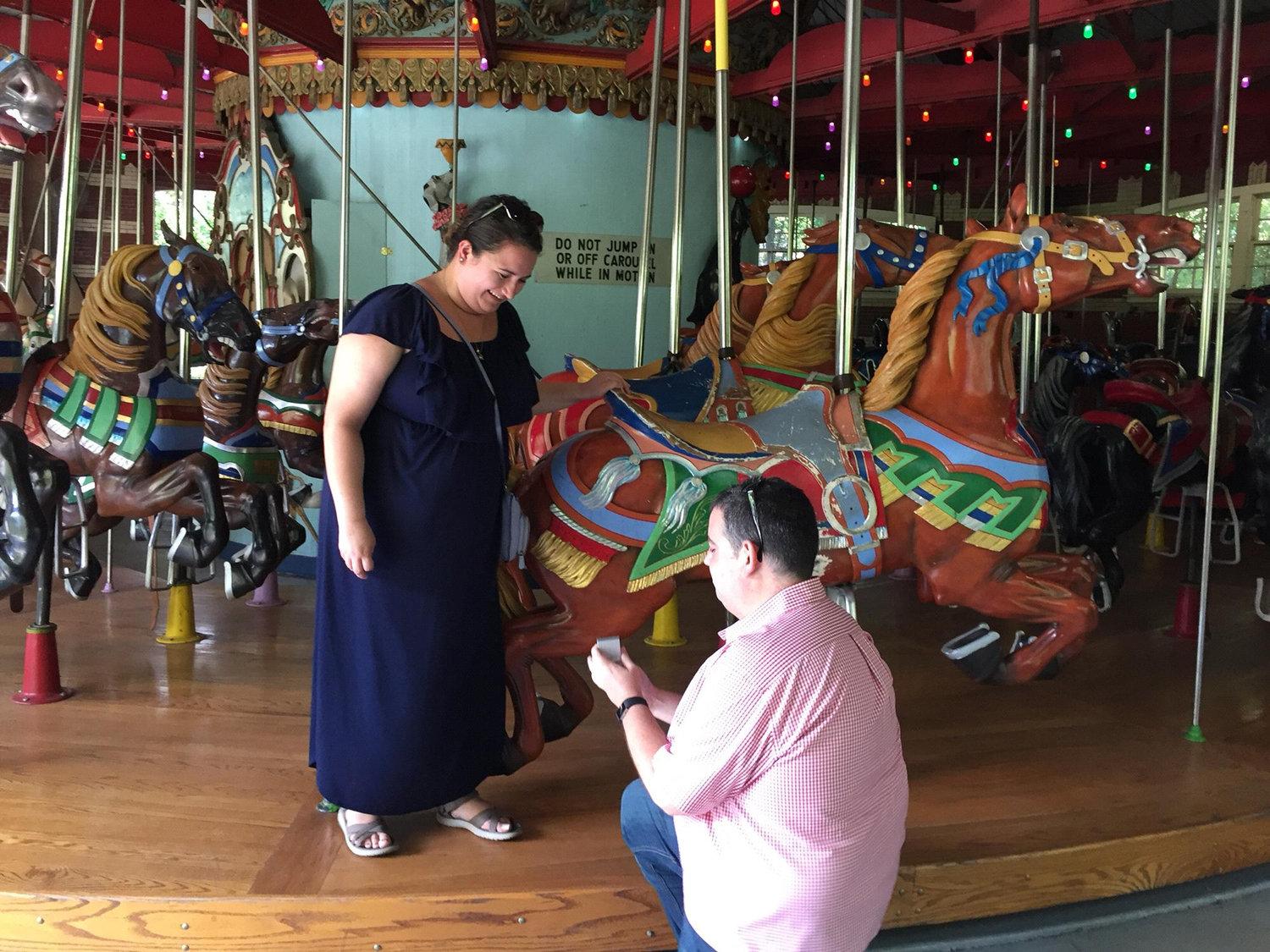 Jon even got down on one knee!