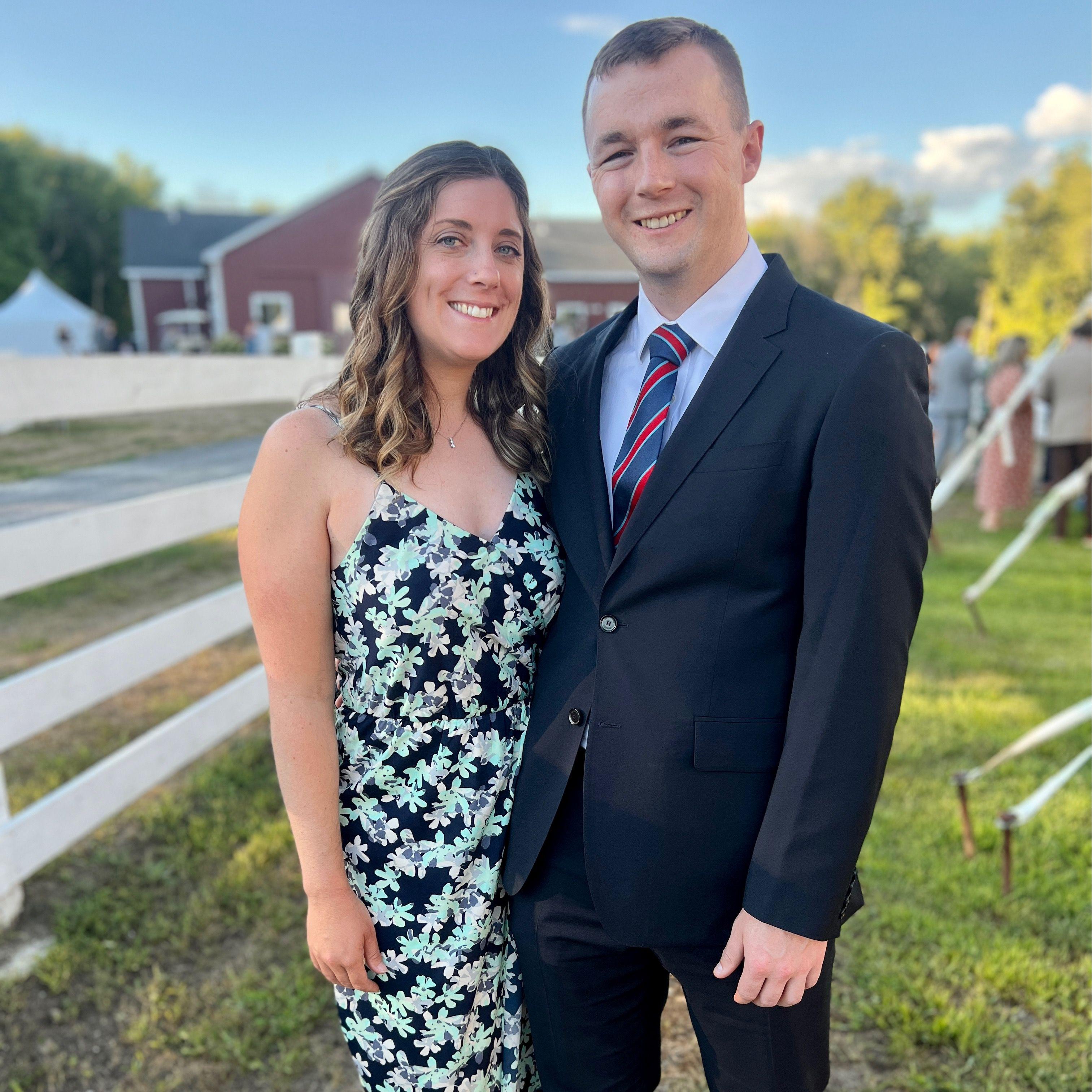 Guests at the lovely Brett & Maggie's wedding in upstate New York. August 2022