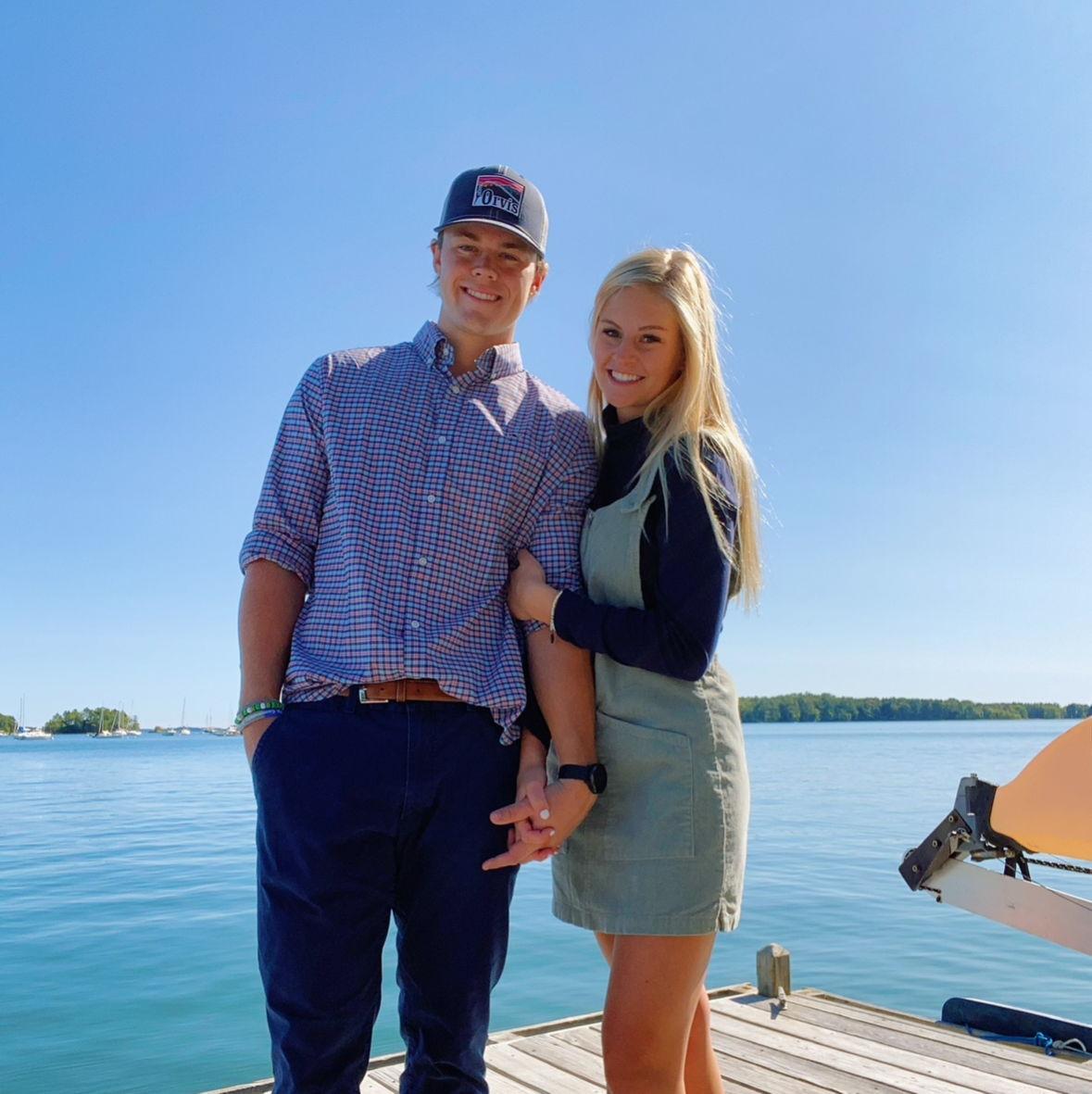 In Maine visiting Ben during his senior year at Colby College.