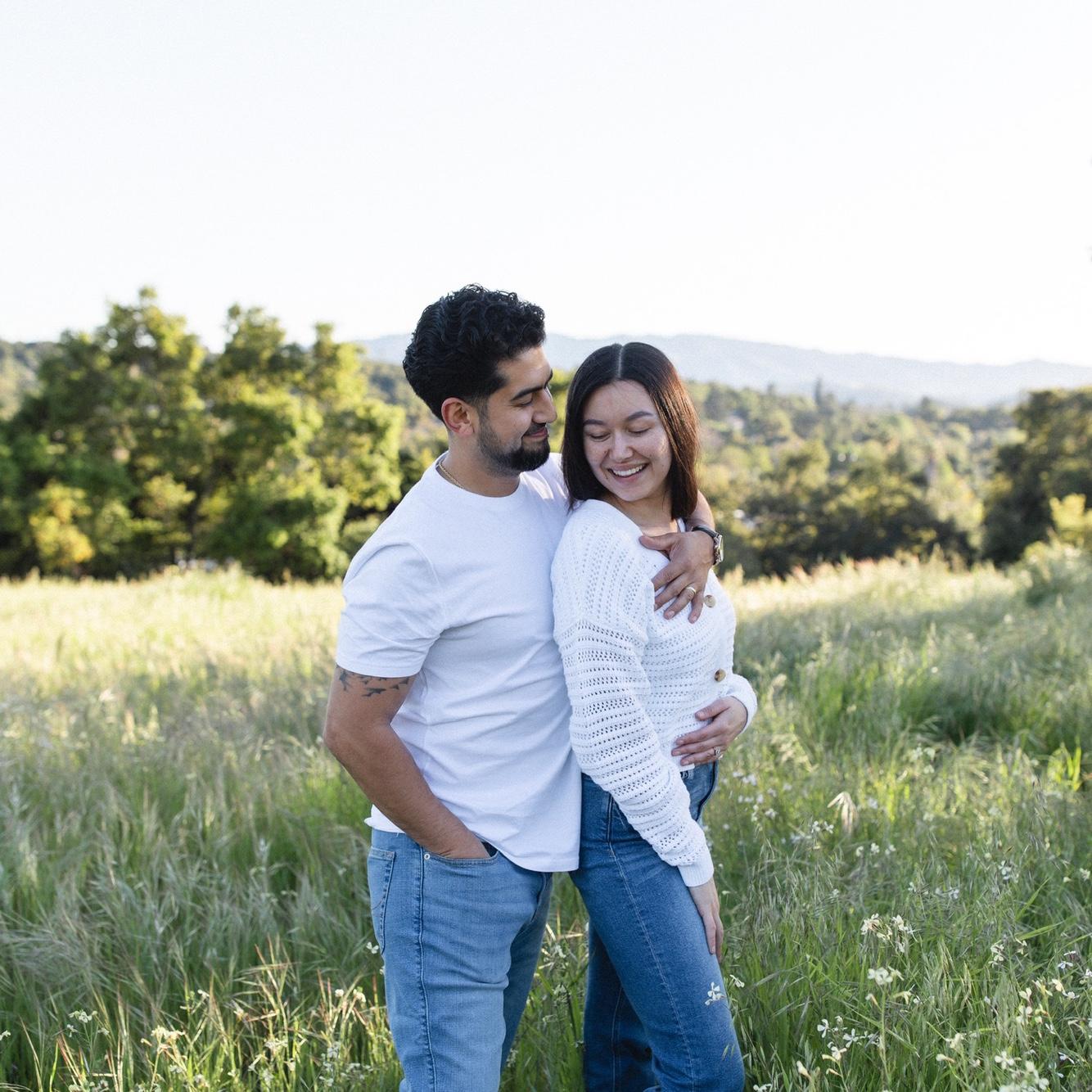 Travis & Kate, Ojai Meadows Preserve 2024. Photography by Alejandra Scott