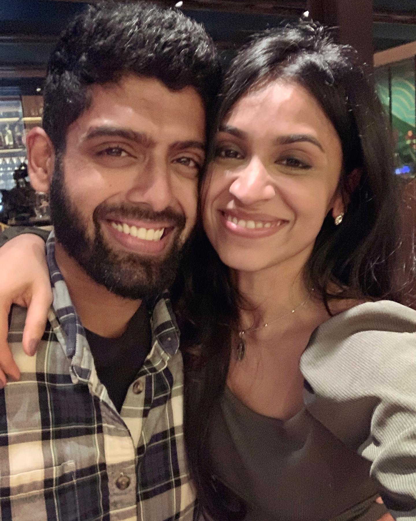 Cheesing hard after the parents approved!