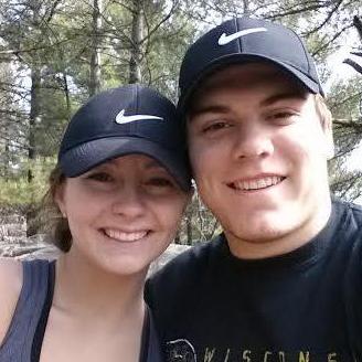 Partaking in one of our favorite activities, hiking at Devil's Lake