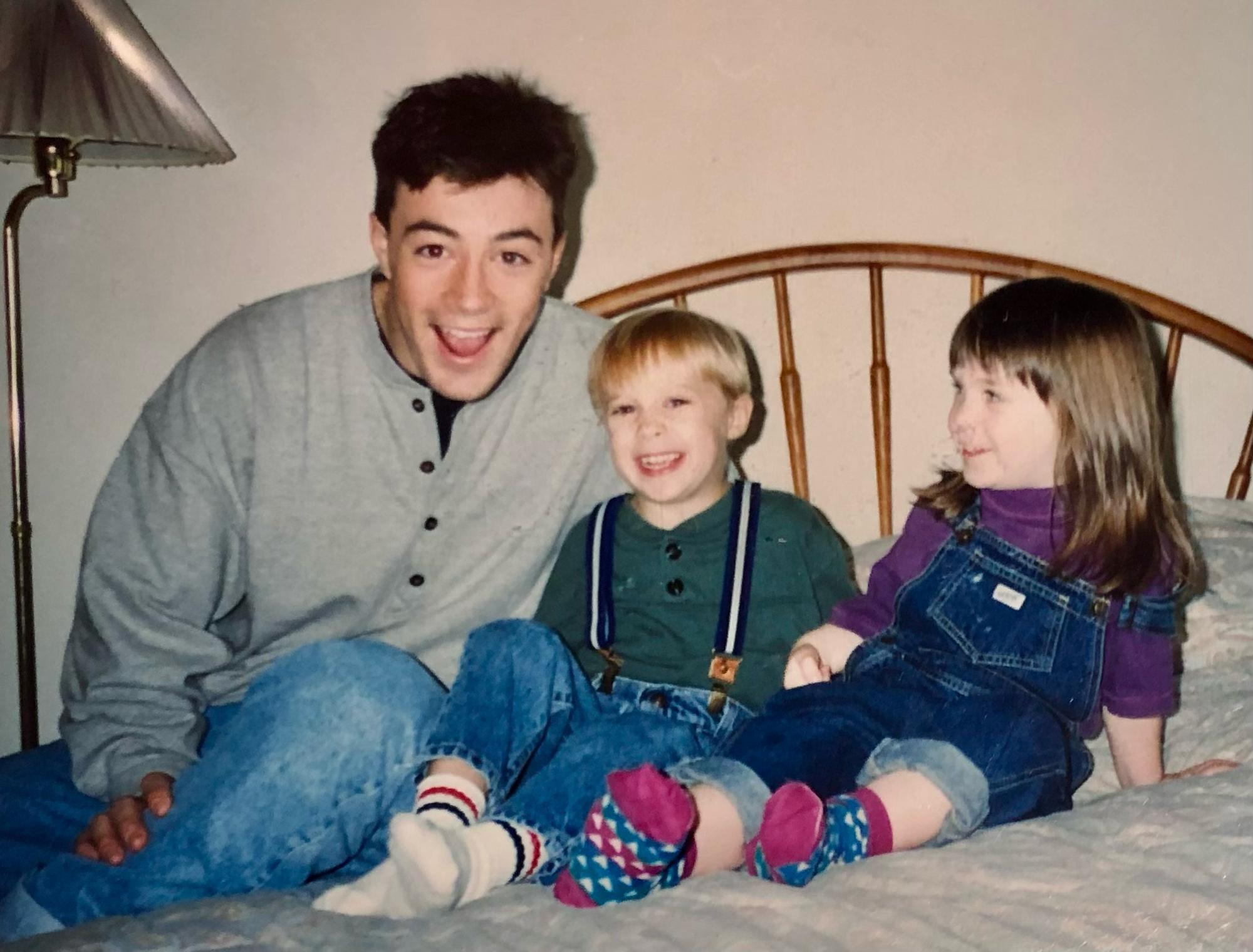 Trevor, Tara and his cousin Solly!