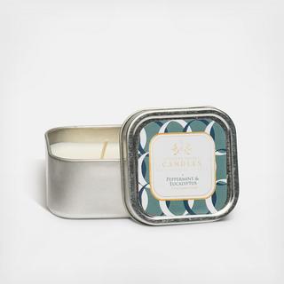 Peppermint and Eucalyptus Soy Lotion Candle