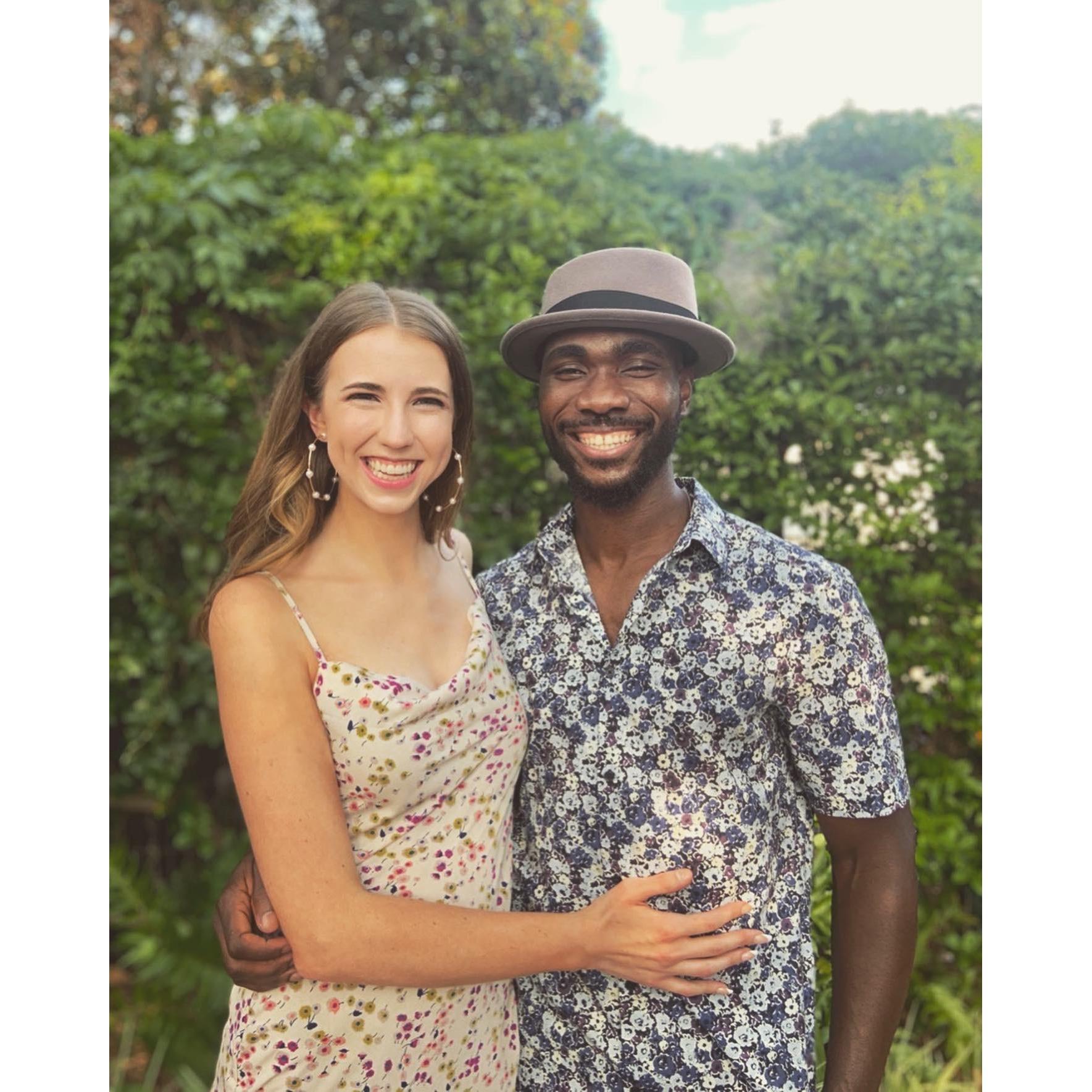 My handsome wedding date