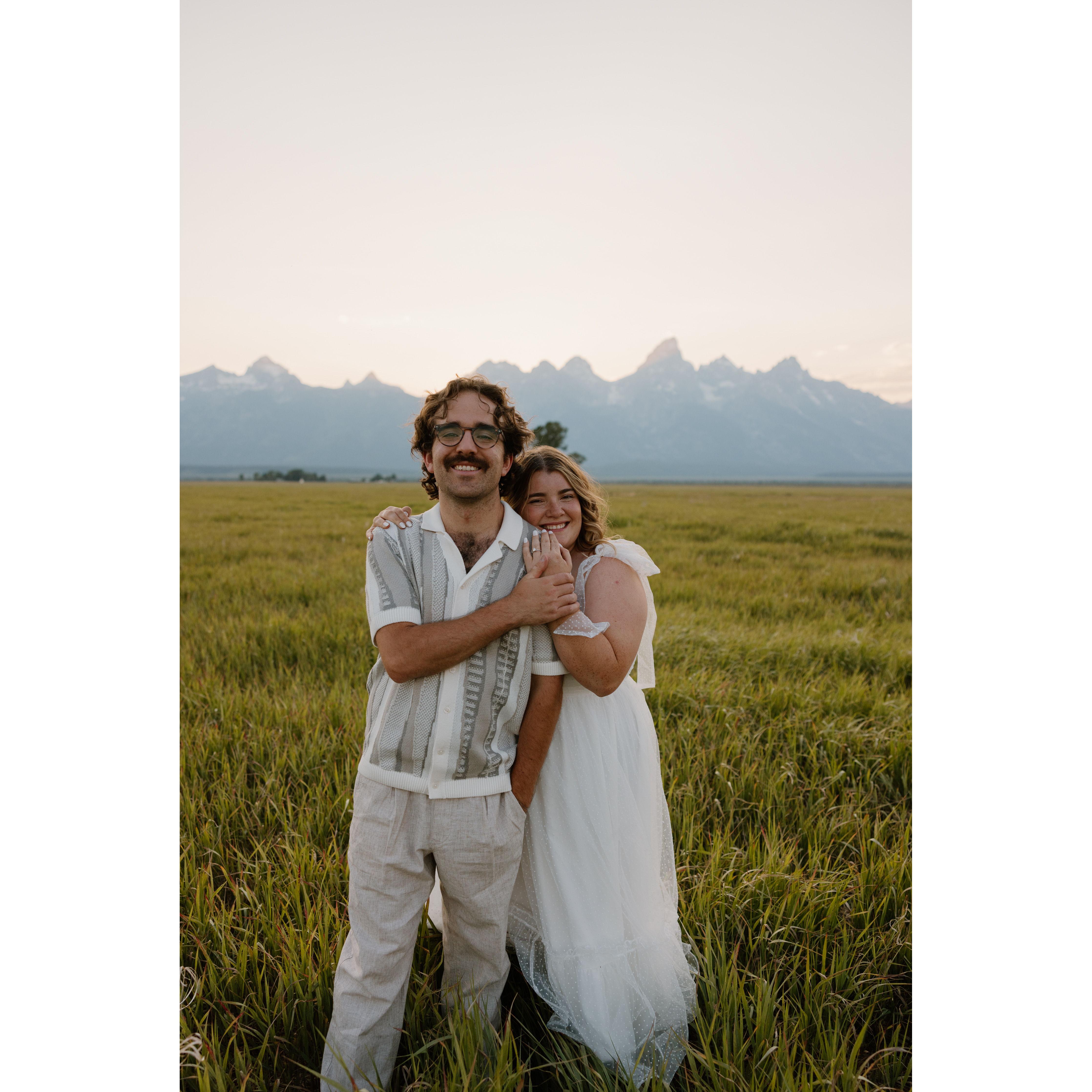 Our magical engagement session at Teton National Park!
