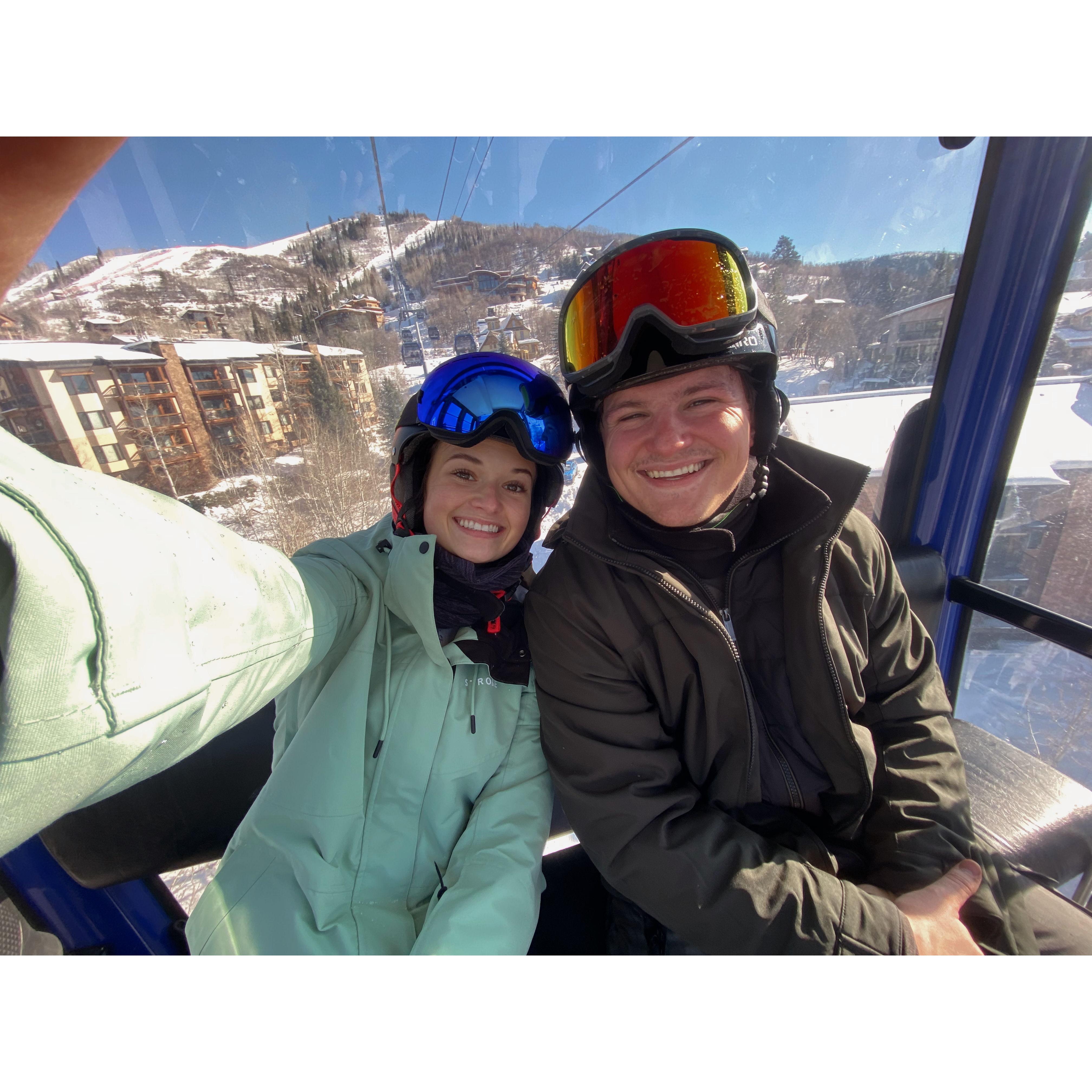 New found love of skiing