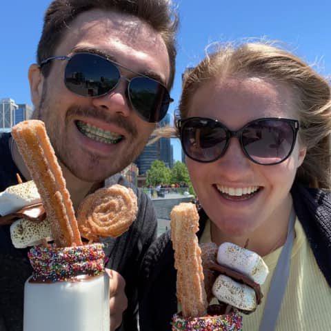 Our first trip to Chicago to meet my brother and Cassandra! 