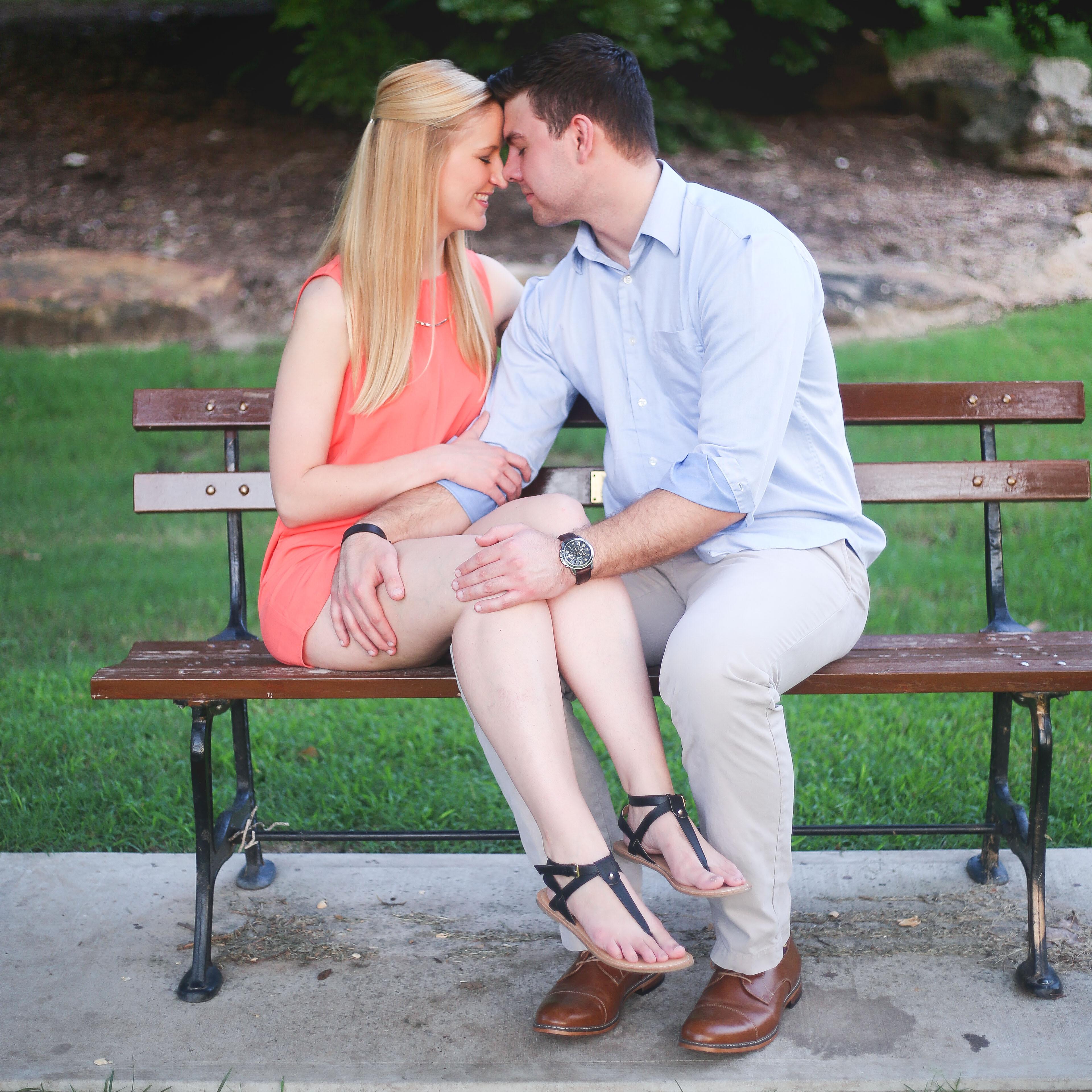 The bench where we had our first kiss.