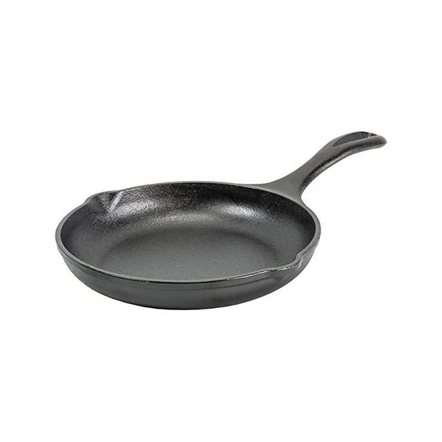 Lodge Chef Collection 8 Inch Cast Iron Chef Style Skillet. Seasoned and Ready for the Stove, Grill or Campfire. Made from Quality Materials for a Lifetime of Sautéing, Baking, Frying and Grilling