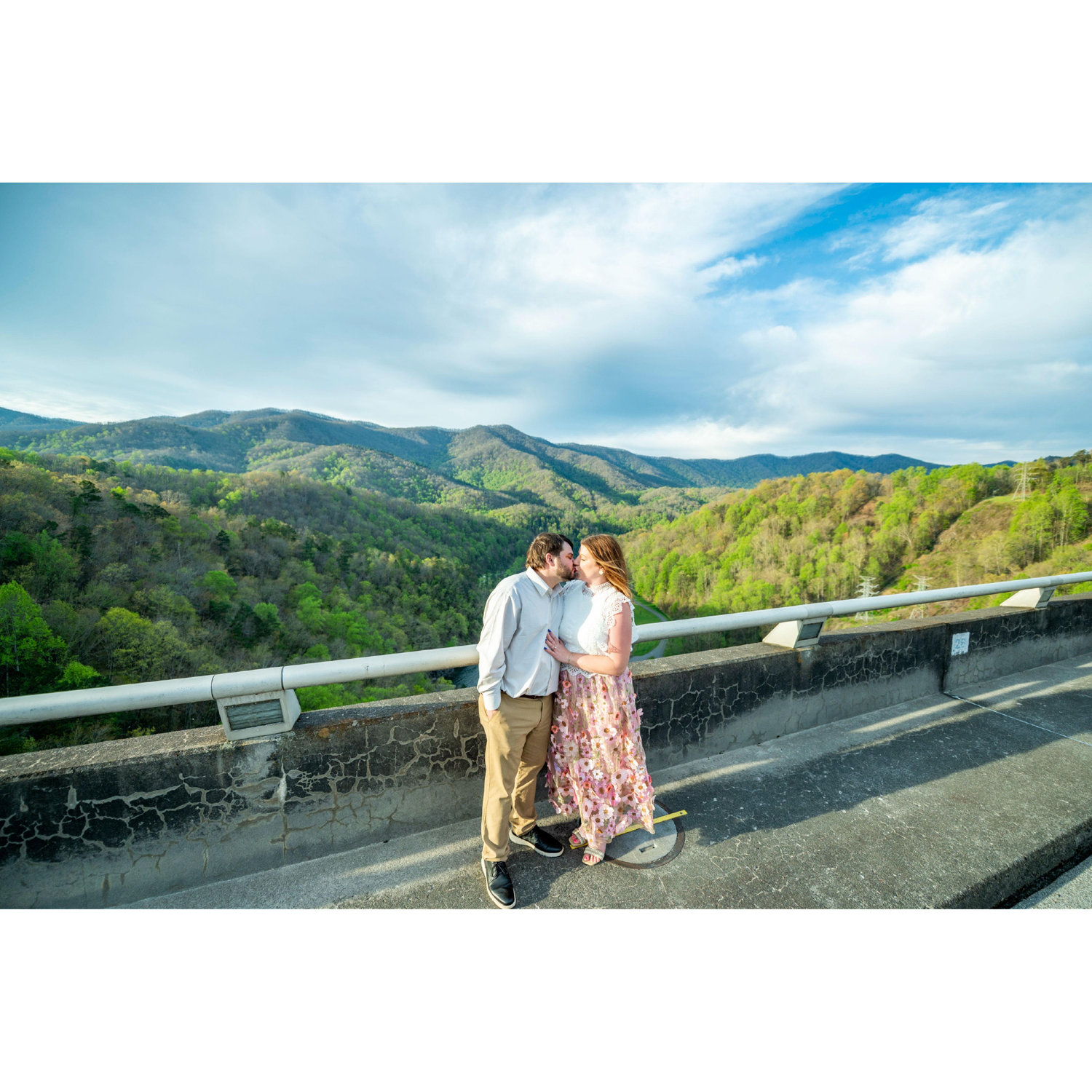 Cj arranged an engagement photo shoot for me with one of his friends at Wookies in the Woods- we love beautiful Fontana Dam, NC!