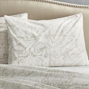 Linley Dove Damask Print Standard Sham
