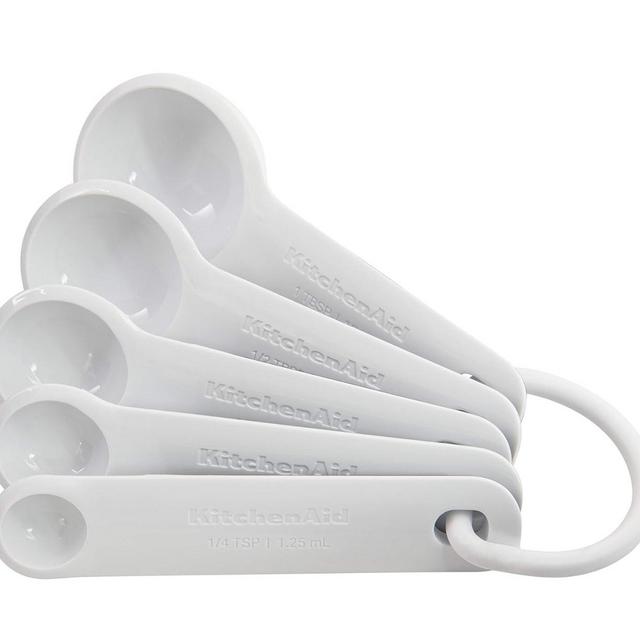 KitchenAid Measuring Spoons, Set Of 5, White