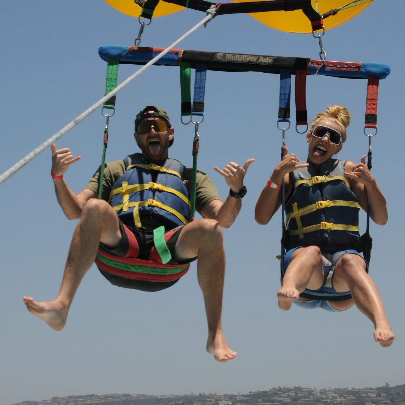 Parasailing for Phils B-day