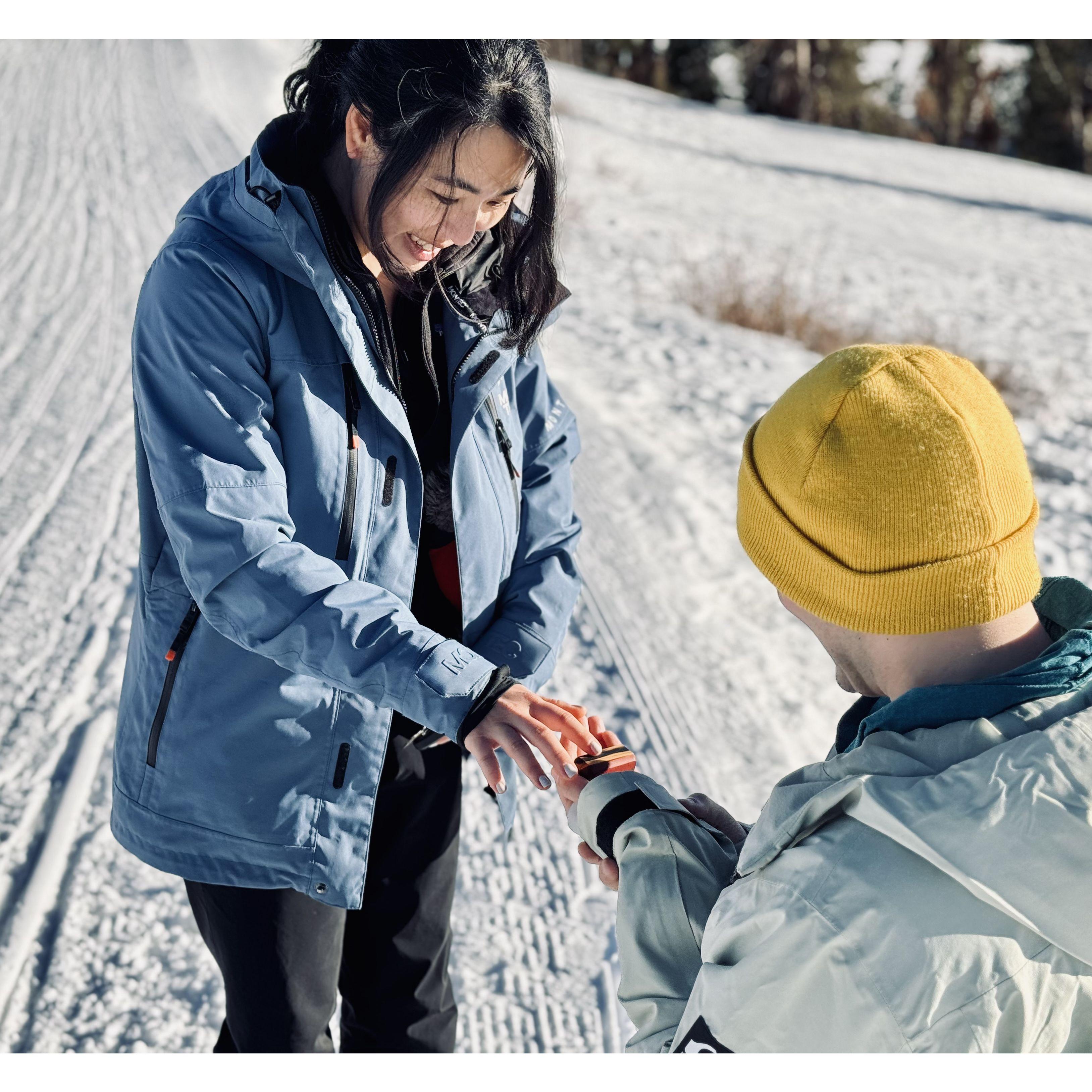 Then he made her smile... (photo credit: Nikita & Sveta)