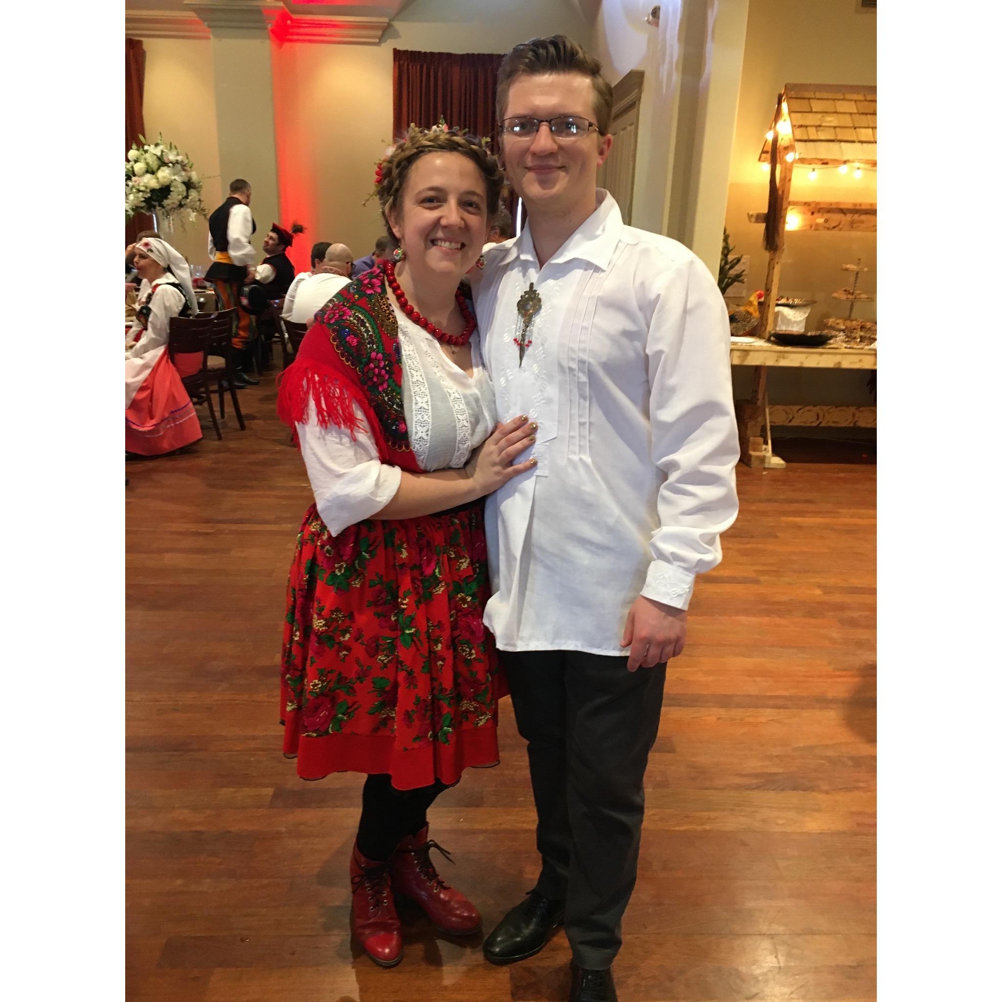 Mary's first Polish wedding!