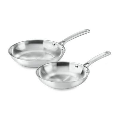 Calphalon® Classic Stainless Steel 2-Piece Fry Pan Set