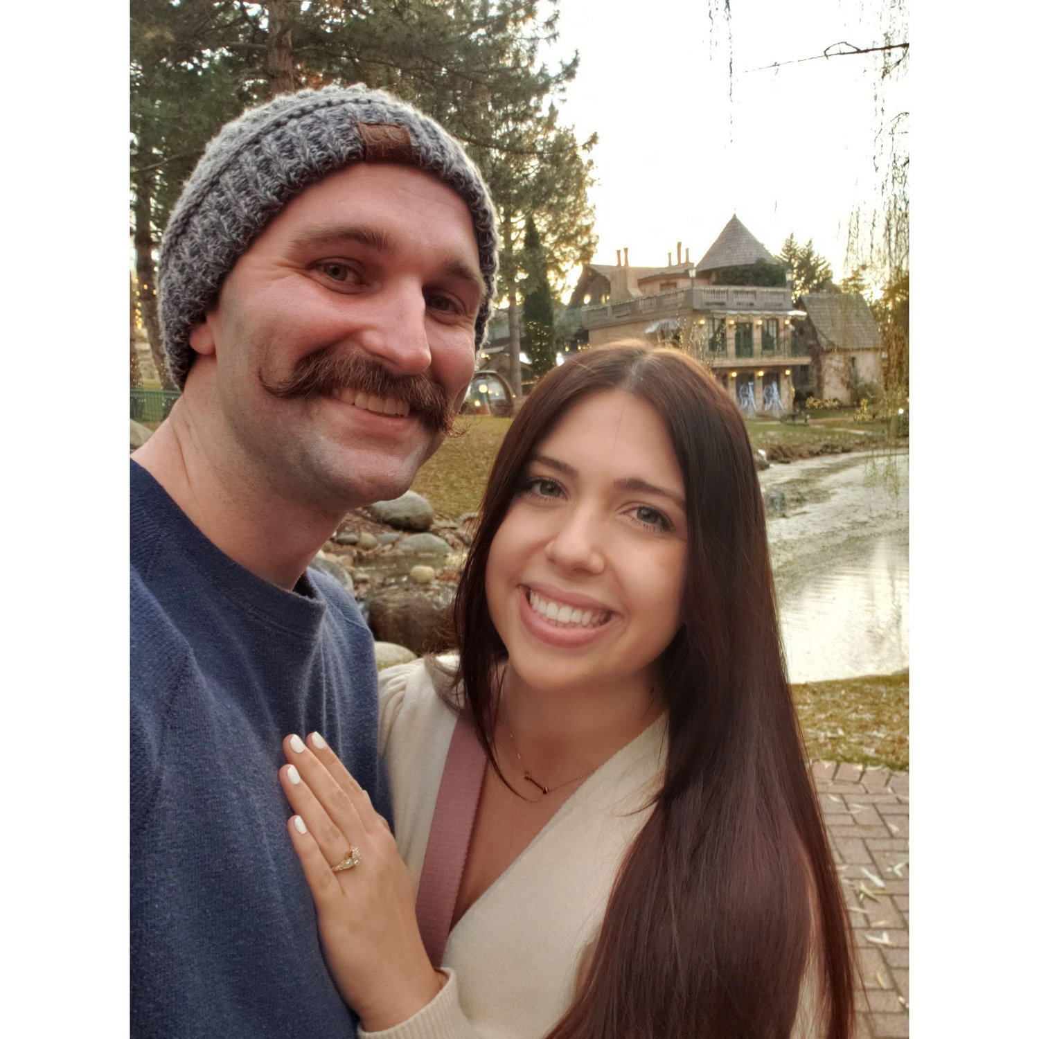 And then, right before Christmas Break, they got engaged! :)