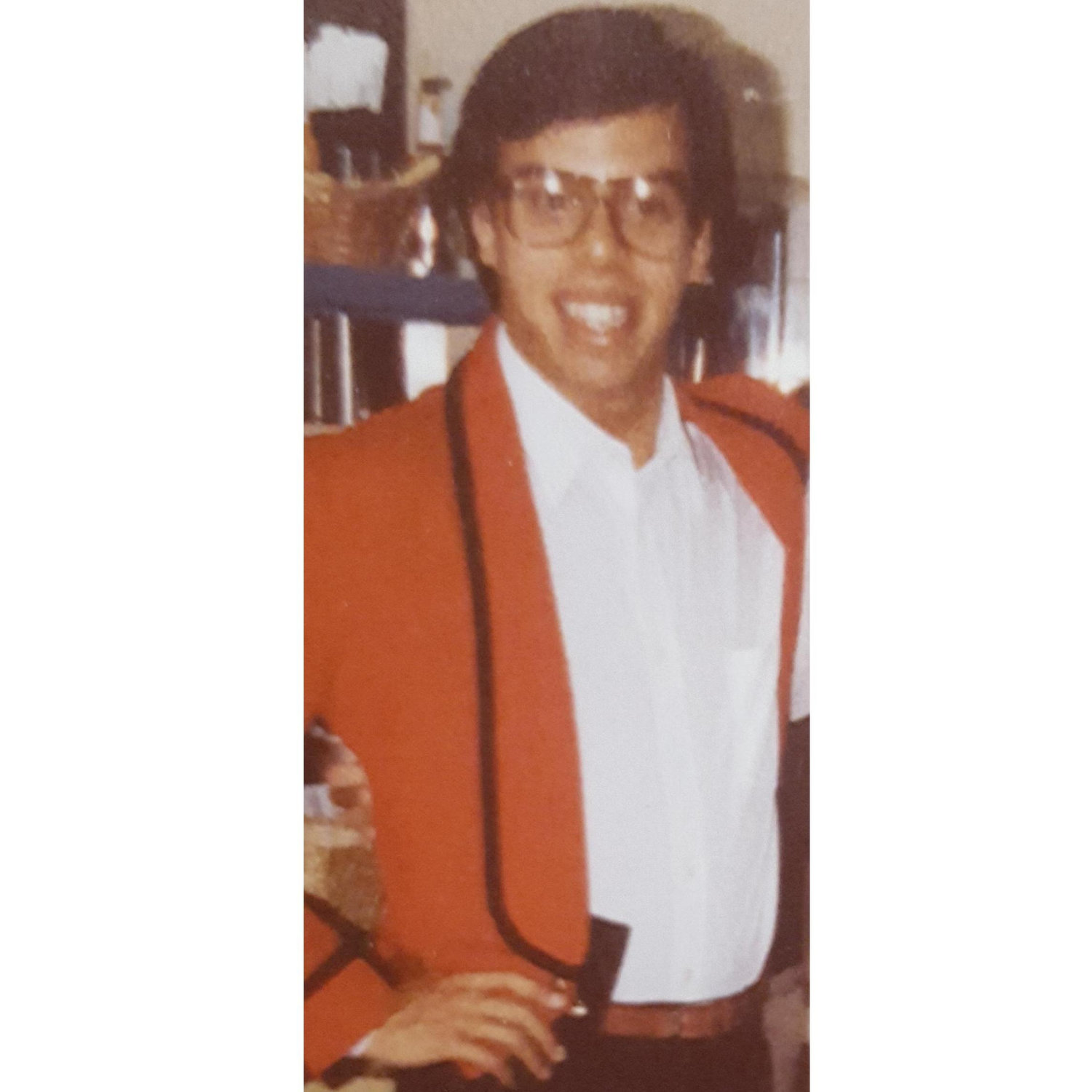 Jeff as a waiter at Harrah's Casino in South Lake Tahoe between Jr college and University