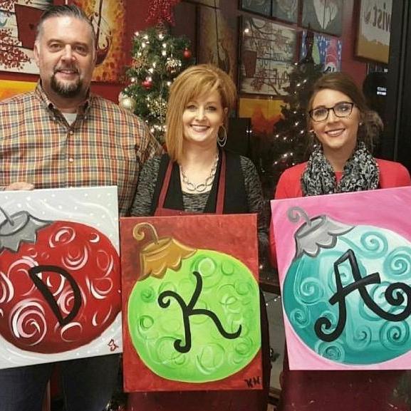 He introduced us to Painting with a twist