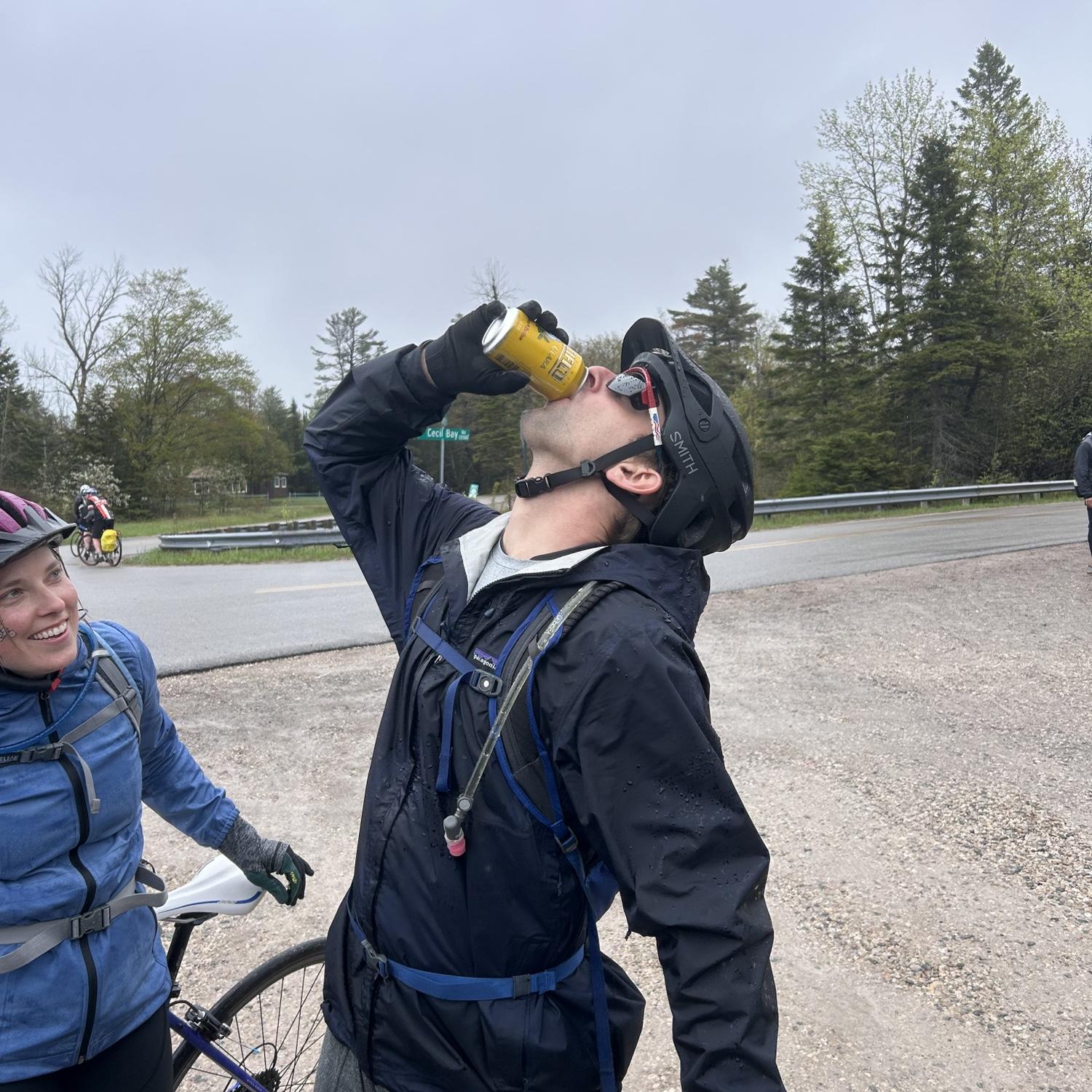 Zoo-de-Mack, after 50 miles that beer was well deserved