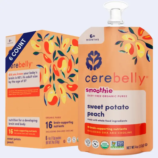 Sweet Potato Peach Smoothie 6 Pack