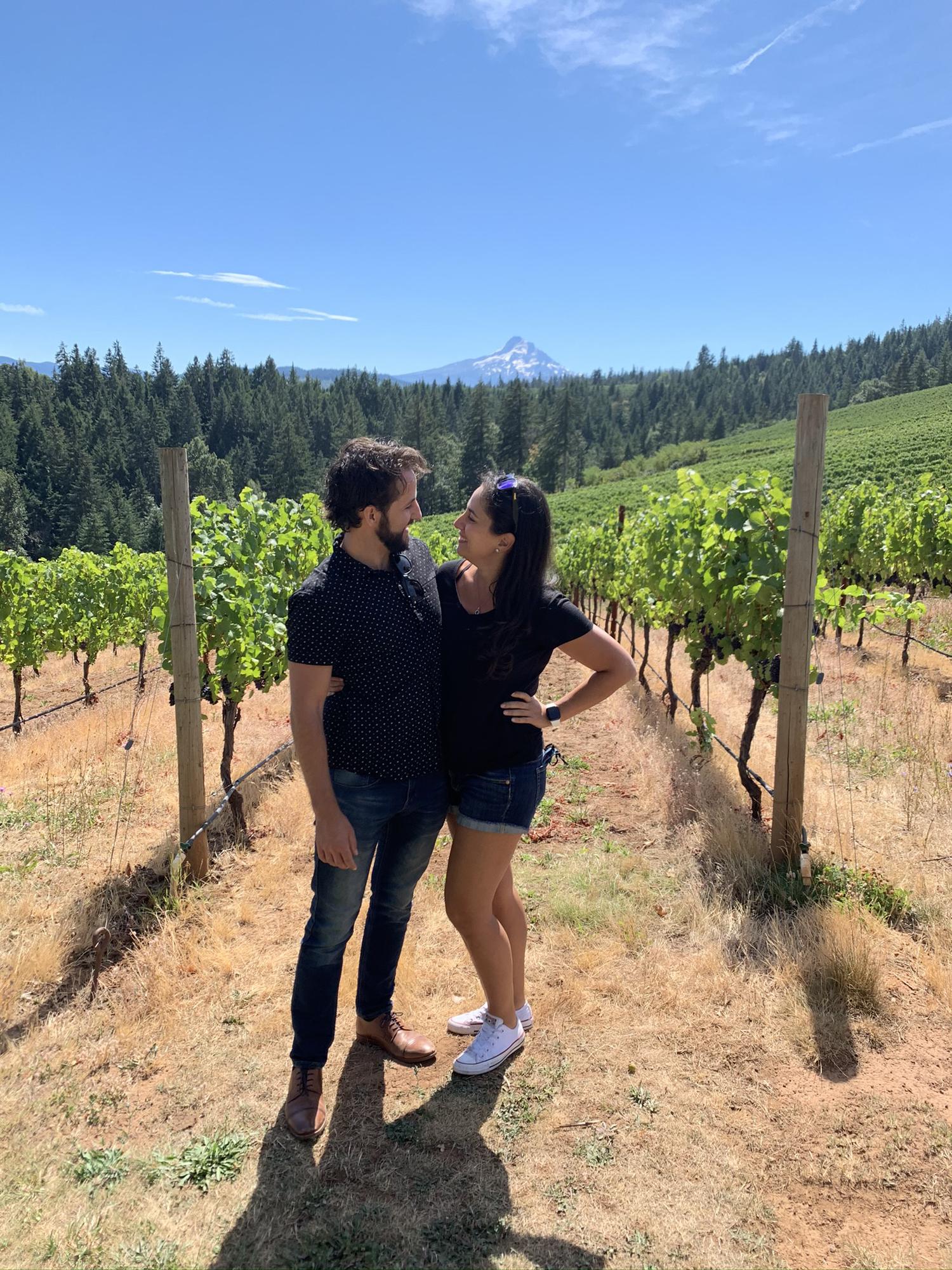 Wine Tasting over Mt. Hood