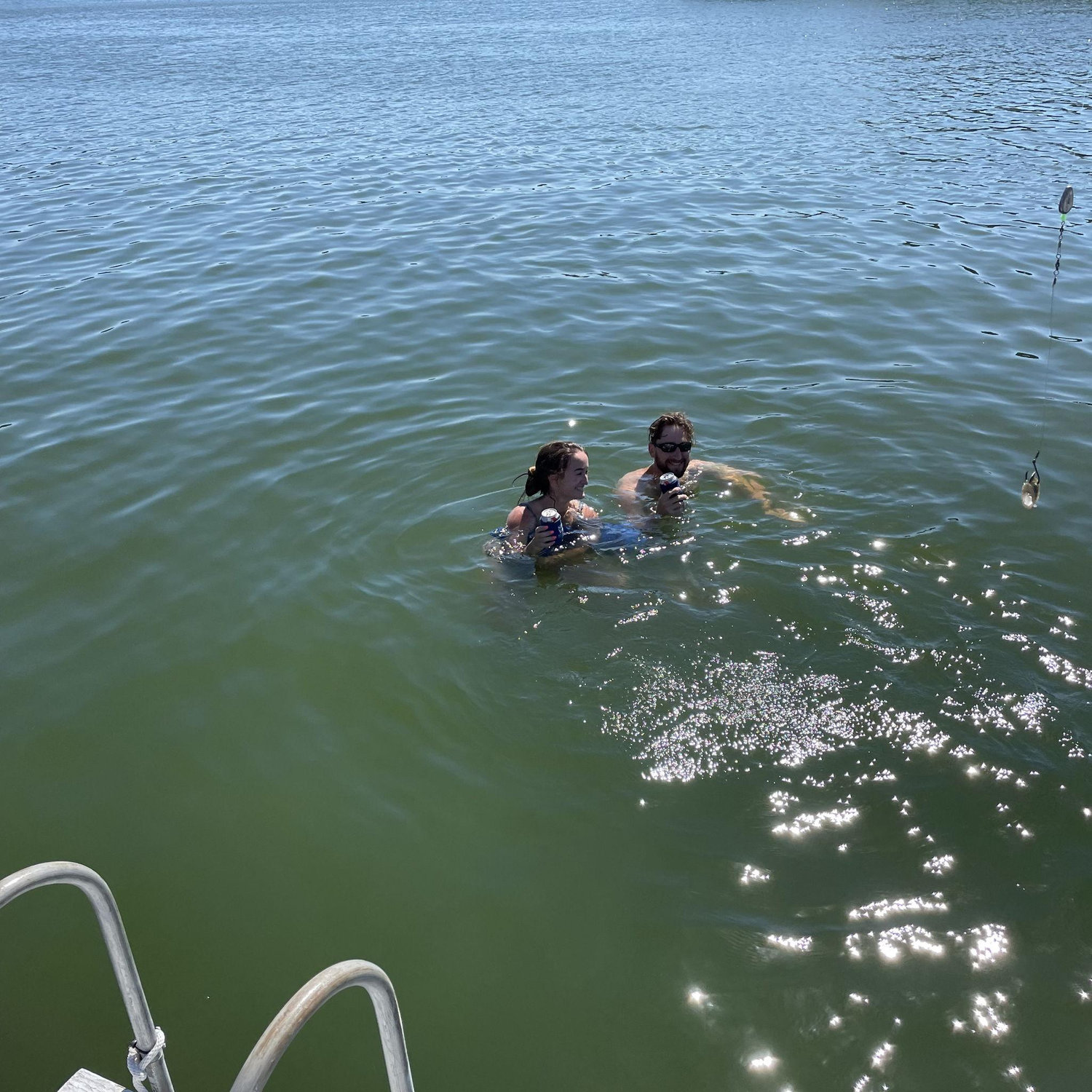 Cooling off at Green River Lake in Kentucky