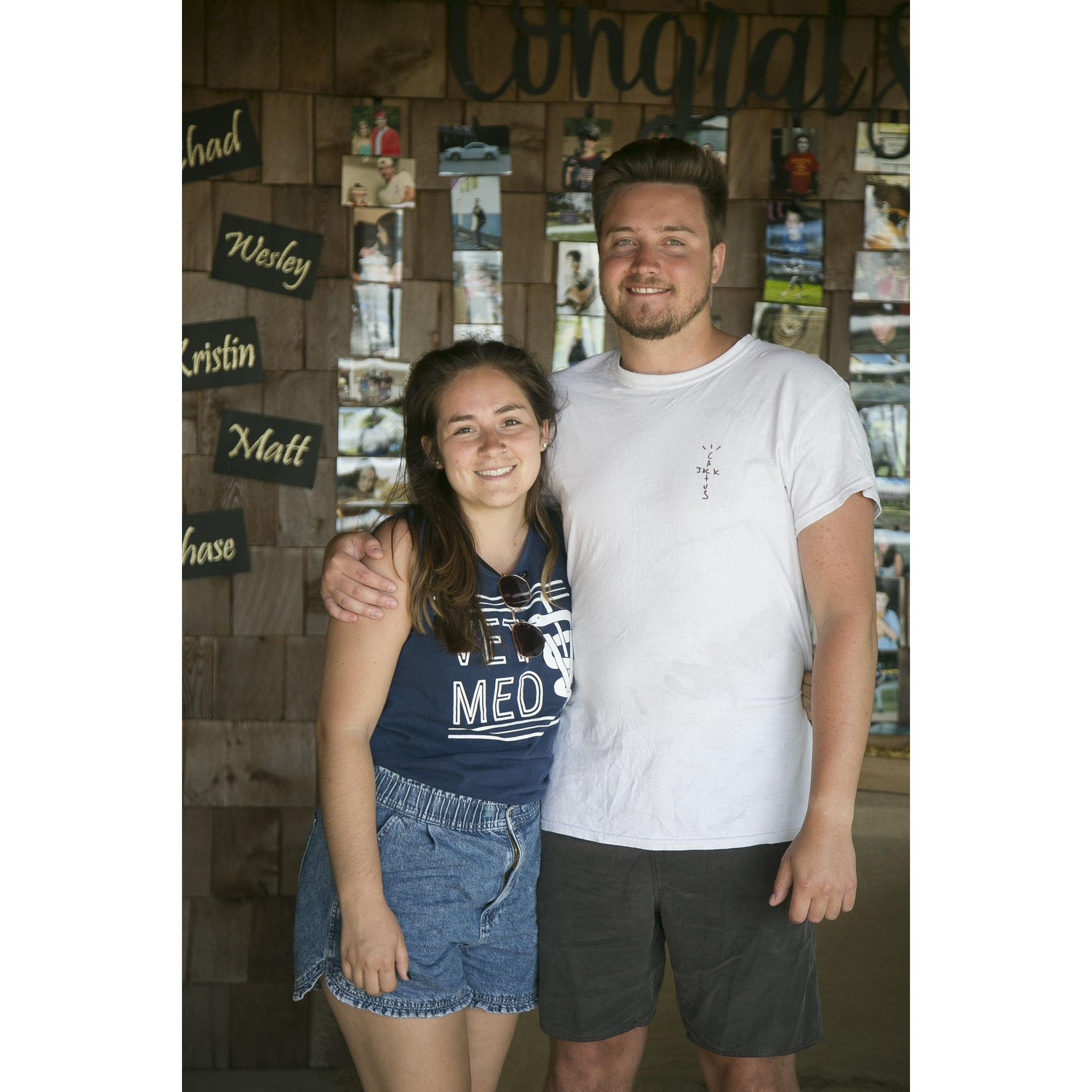 College graduation party before starting our new lives together in Tampa