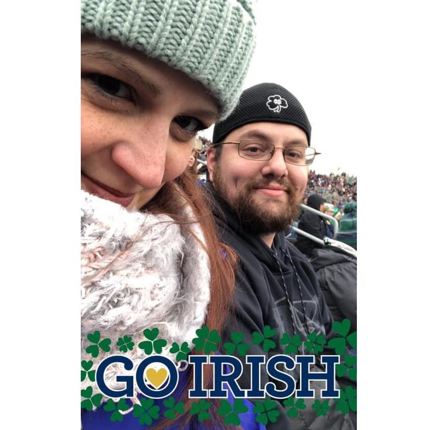 our first ND football home game 2019