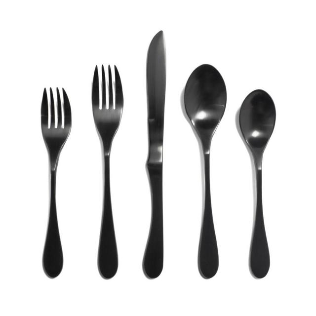 Knork® 5-Piece Flatware Set in Black Matte