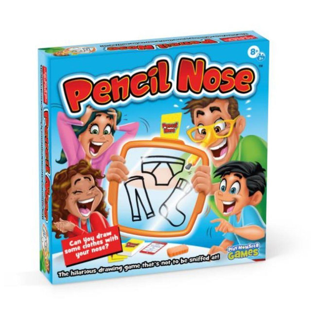 Toys Pencil Nose, Board Games for Family Night, Party Game for Kids 8 Years and Up and Adults