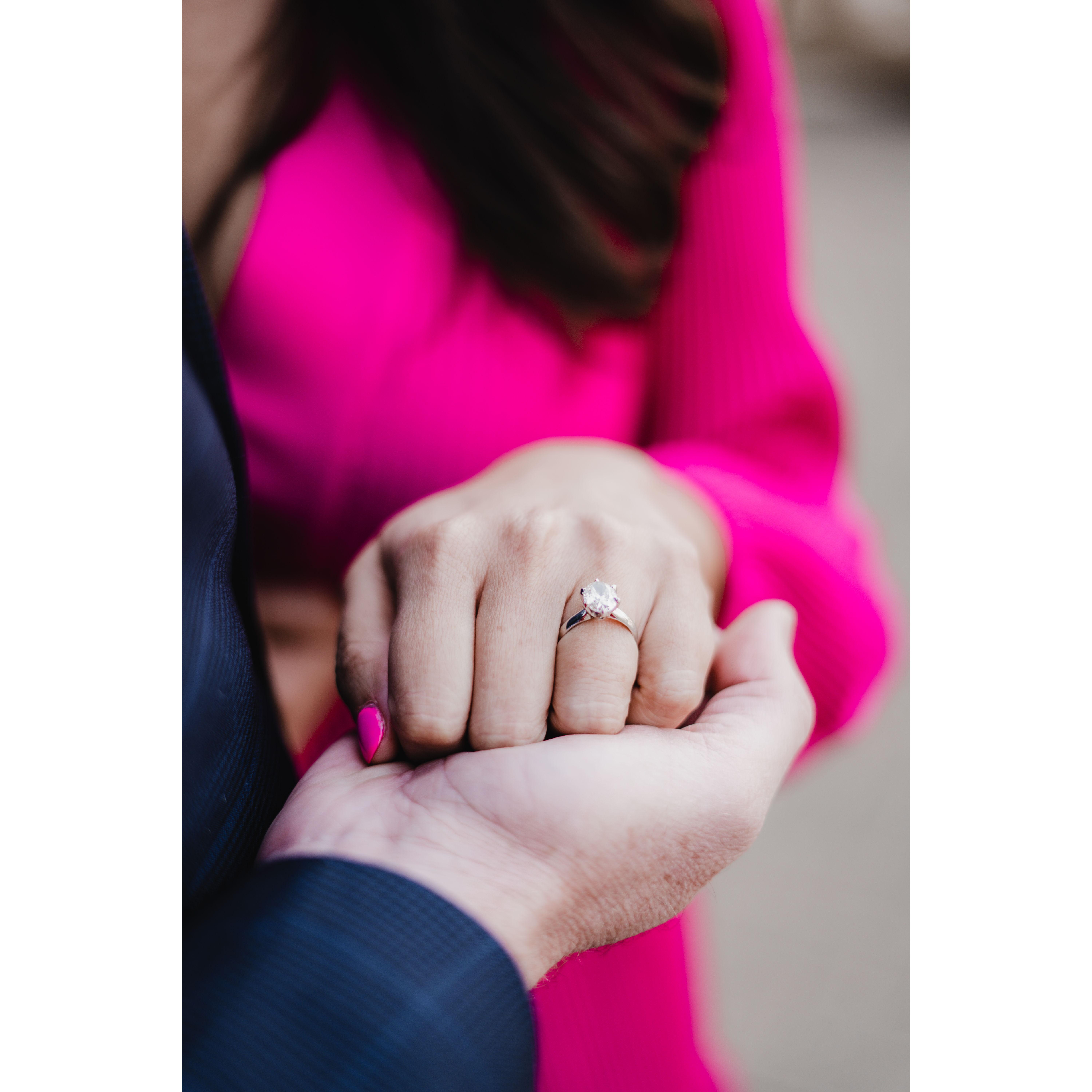 We will hold hands for the rest of our life.