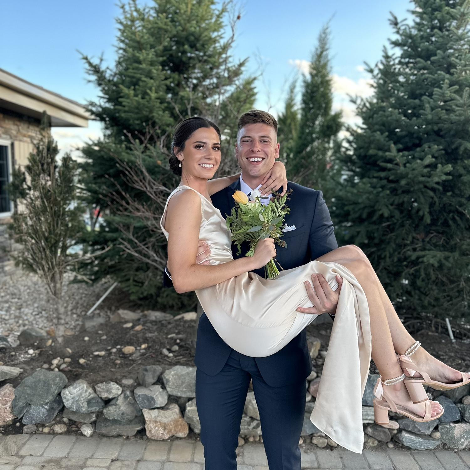Celebrating Patrick and Kaitlyn's wedding.