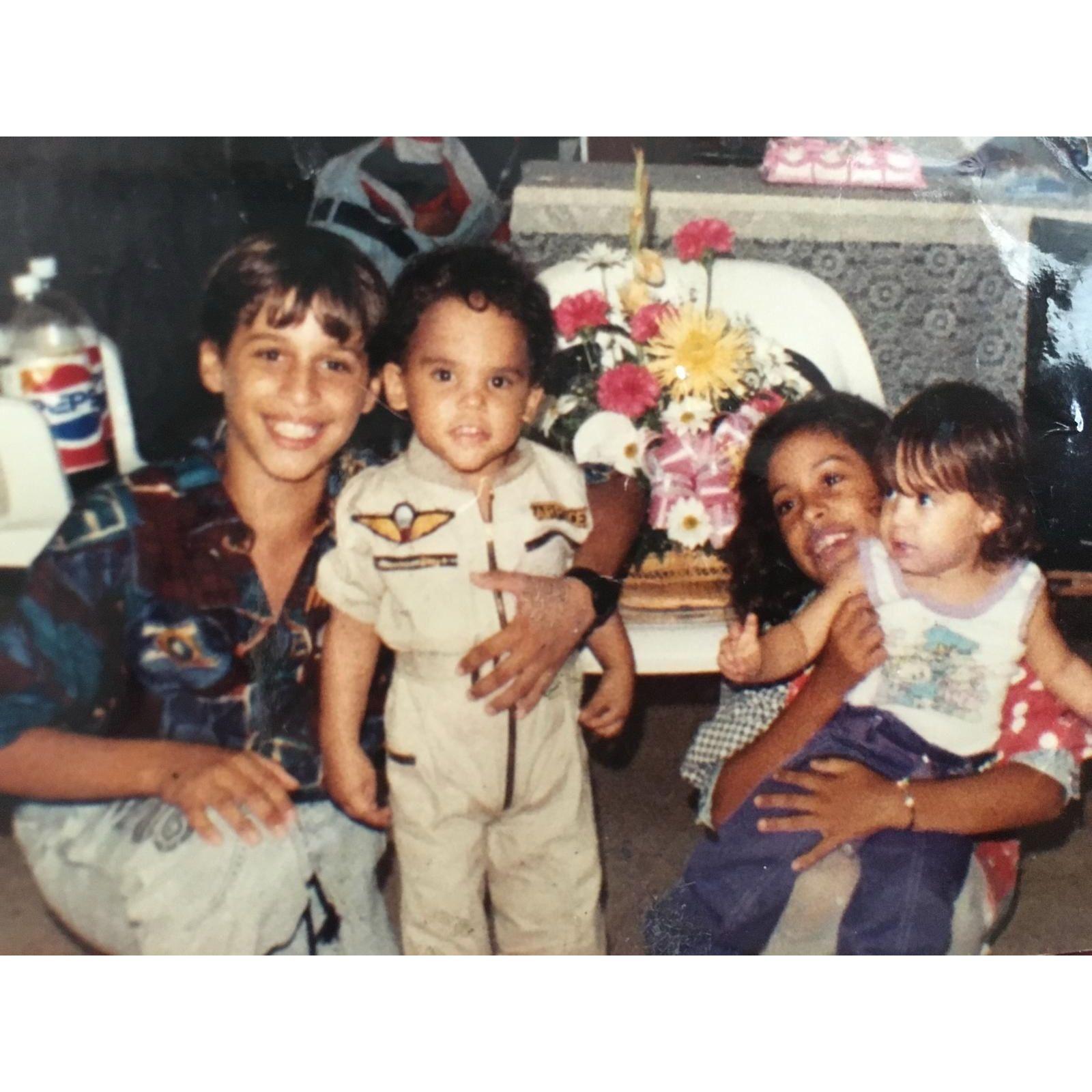 The brides & cousins back in the day