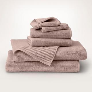 Turkish Ribbed 6-Piece Bath Towel Set