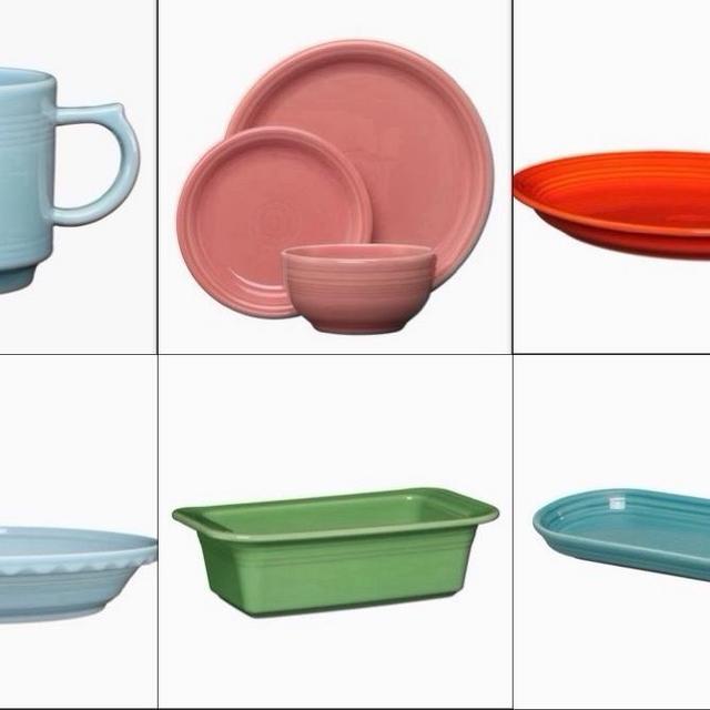 Fiestaware Bistro - Poppy-Meadow-Sky-Peony-Turquoise
