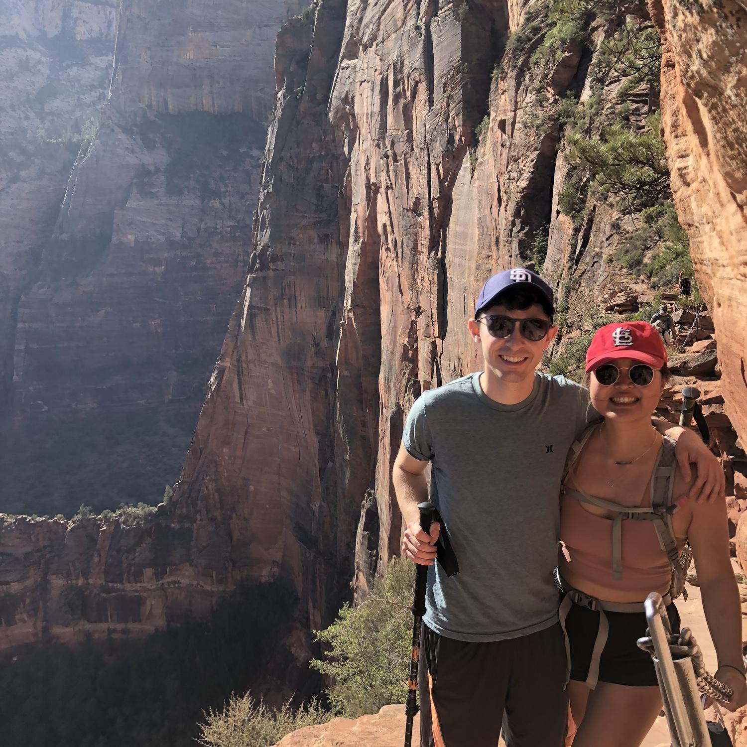 Angels Landing hike in Zion National Park