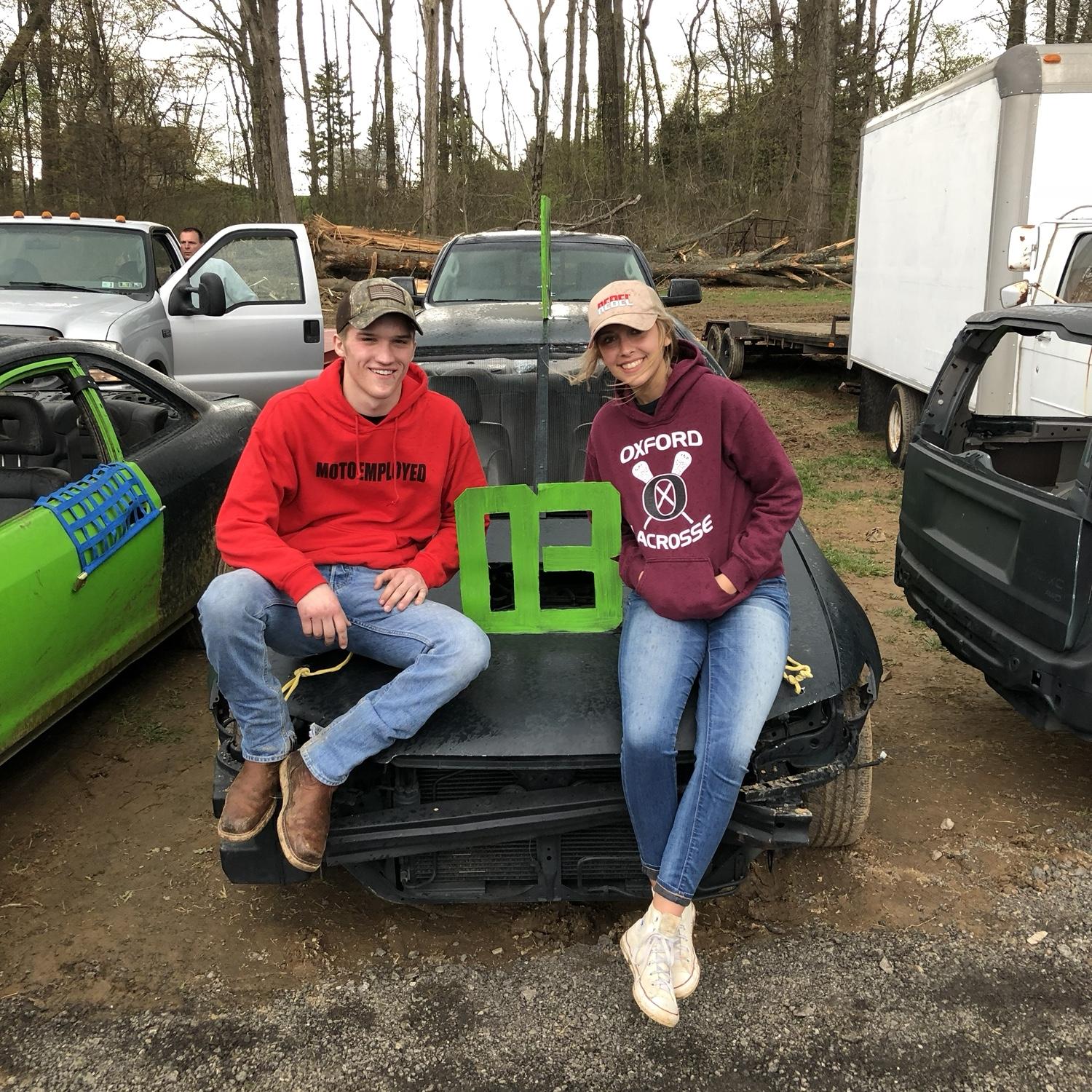 Brad’s derby race, with his shotgun rider