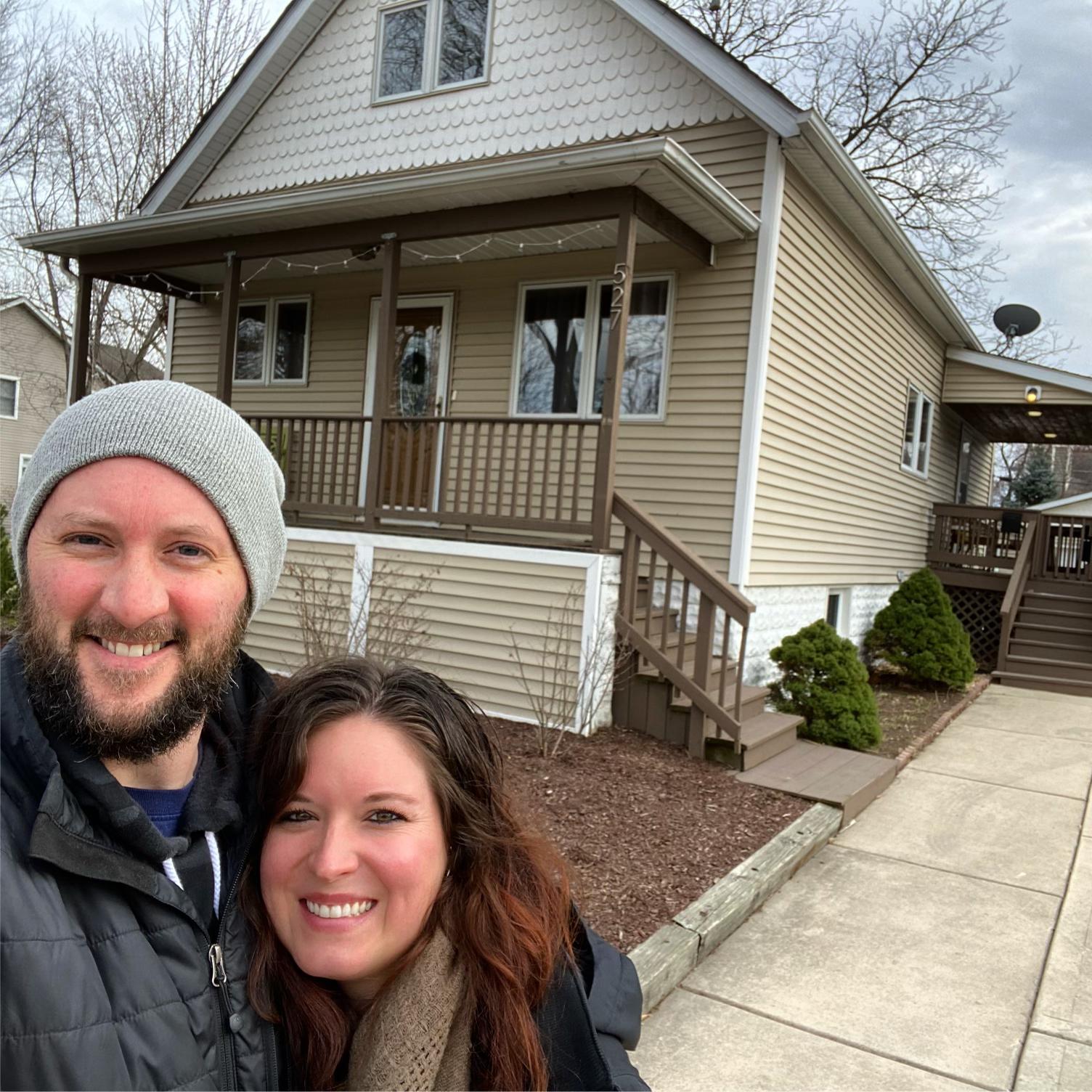 The day we moved in together!