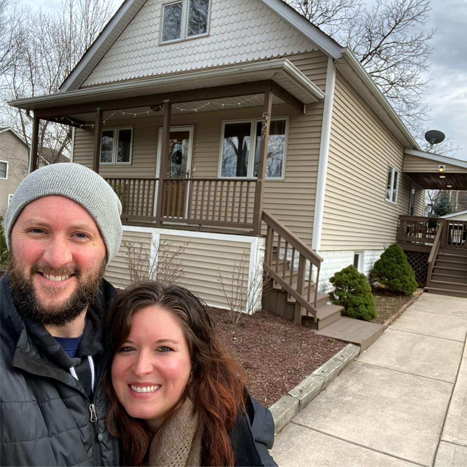 The day we moved in together!