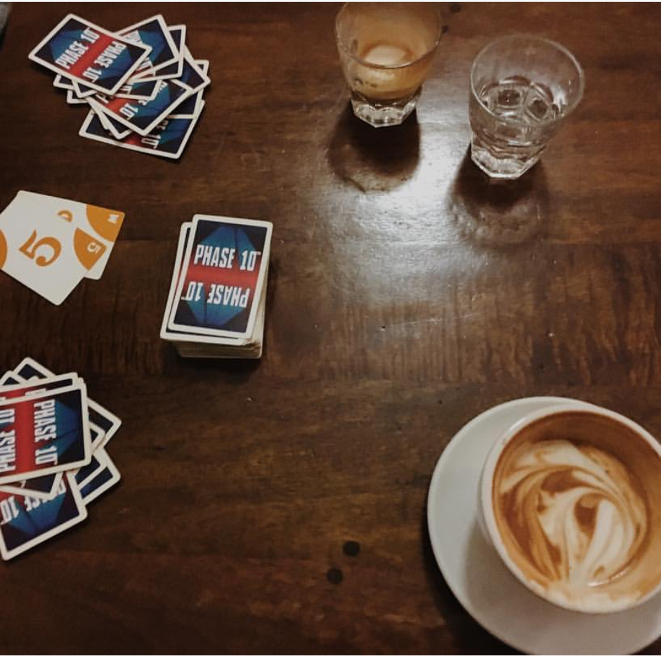 One of the many times that K has lost at Phase 10