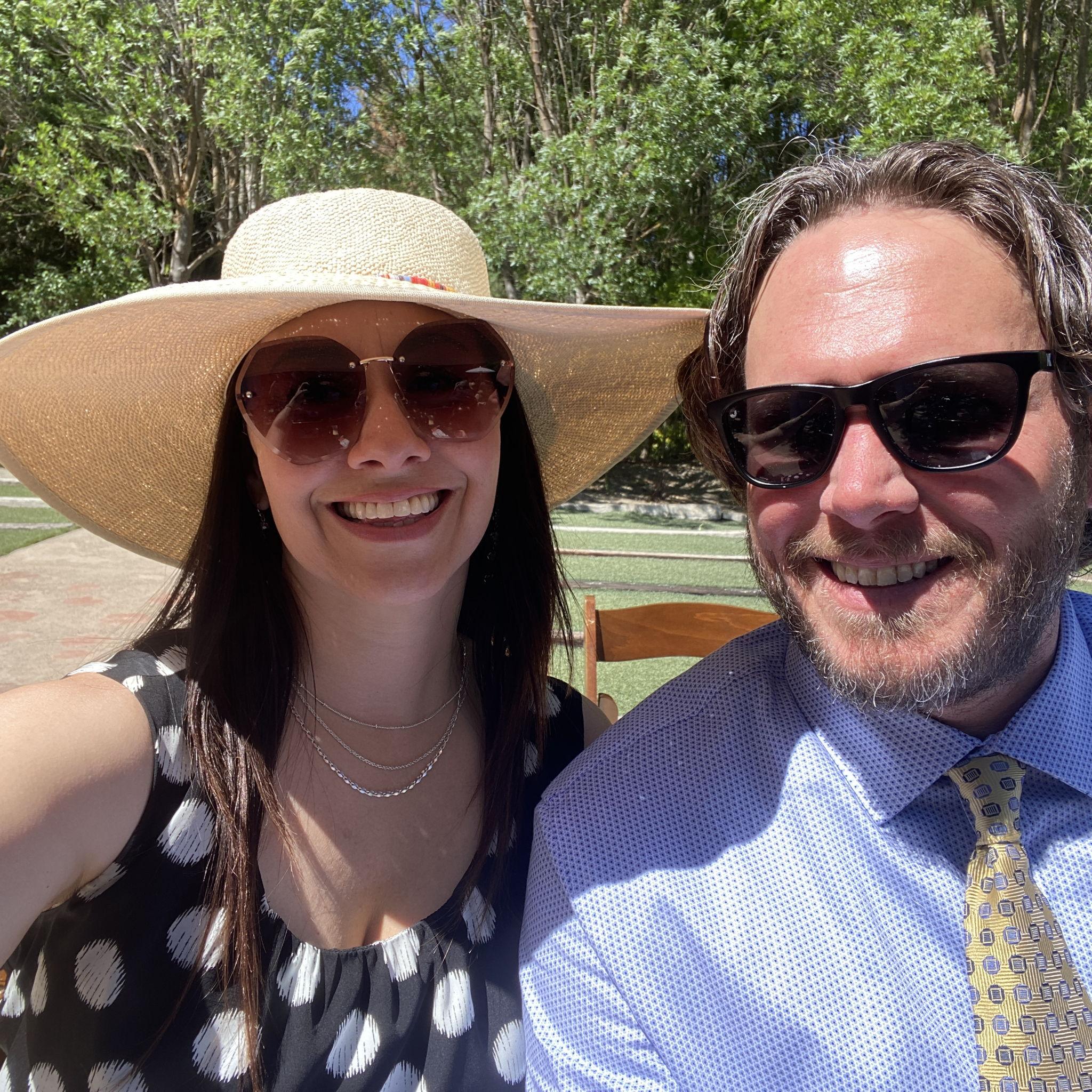 At our friends' Alex and Adam's wedding