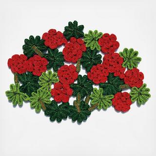 Florigraphie Geranio Straw Table Mat